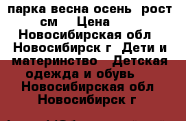 парка весна/осень, рост 140 см  › Цена ­ 1 500 - Новосибирская обл., Новосибирск г. Дети и материнство » Детская одежда и обувь   . Новосибирская обл.,Новосибирск г.